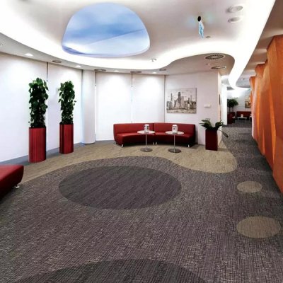 China factory directly sale nylon pvc backing  removable  commercial office carpet tiles