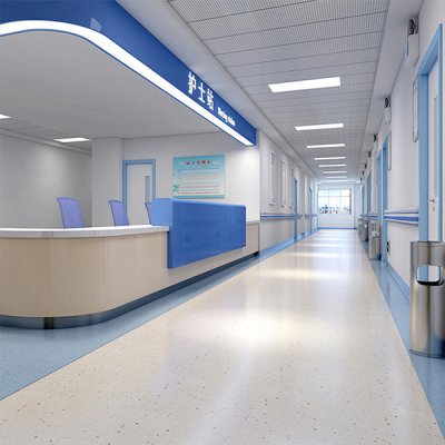 Anti bacterial hospital PVC flooring uv resistant waterproof homogeneous PVC vinyl flooring roll