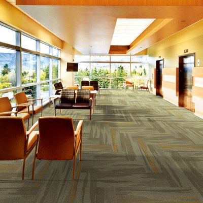 Commercial 25x100cm carpet tiles modern soundproof tufted floor carpet tiles