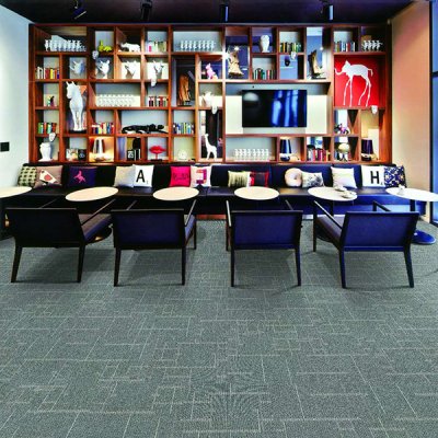 Easy Install Best Fireproof Office Carpet House 50x50 Commercial Carpet Tiles