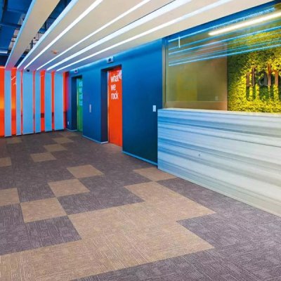 5 star hotel bedroom polyamide 8-10mm thickness nylon commercial office carpet tiles 50x50cm