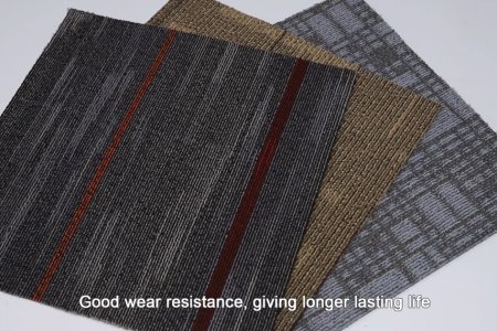 Bitumen backing carpet tiles