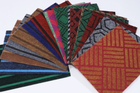 Double color exhibition carpet