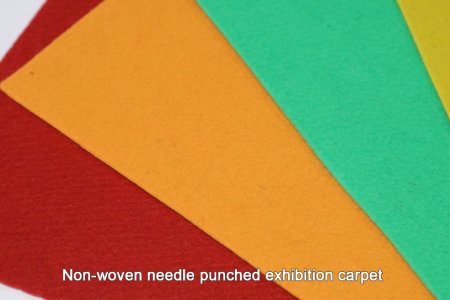 Non woven needle punched exhibition carpet
