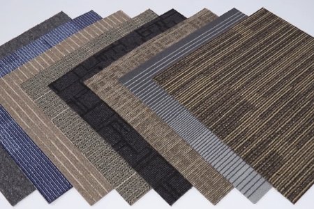 Polypropylene carpet tiles
