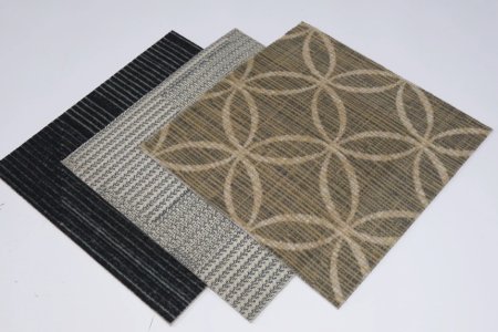 Printed carpet tiles
