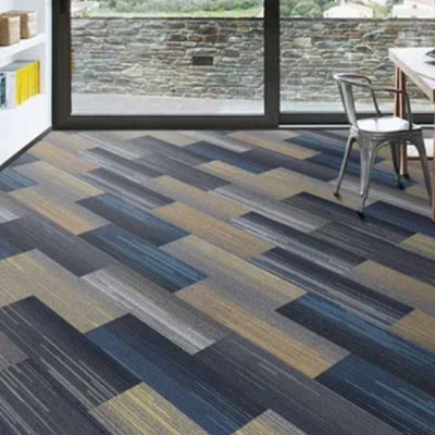 Soundproof nylon PVC backing bedroom living room floor decoration commercial office carpet tiles 50*50cm
