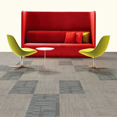 Jacquard office nylon PVC backing modular commercial office carpet tiles